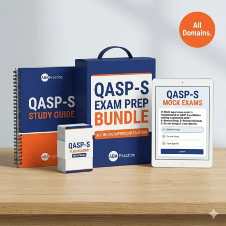 QASP-S exam prep bundle: visual study guide, flashcards and mock exams